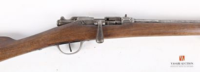 null Rifle GRAS model 1874, transformed hunting, smooth barrel of 59 cm marked on...