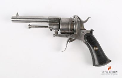 null Revolver à broche liégeois calibre 9 mm, canon rond avec cinq fausses rayures...