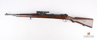 null Czechoslovakian Mauser rifle model CZ.24, weapon transformed into single-shot...