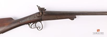 null Rifle with pins, barrels in table of 71 cm, opening by system bertinger, English...