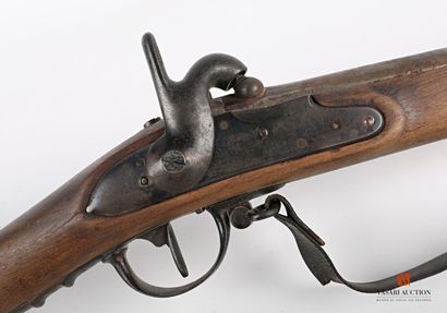 null Regulation rifle 1822 "t", flintlock of 160 mm, transformed percussion, smooth...