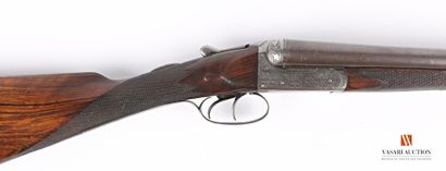 null Fusil de chasse CHARLES SMITH & Sons, calibre 12/65, canons juxtaposés Damas...