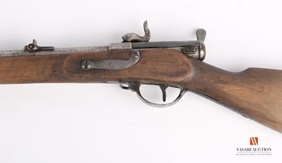 null Bavarian regulation rifle with percussion and loading by the breech Podewils...