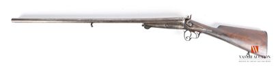 null Shotgun gauge 16, central percussion by external hammers, barrels in table of...
