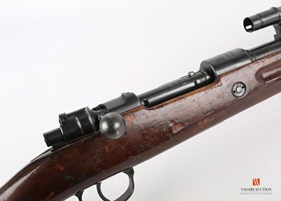 null Czechoslovakian Mauser rifle model CZ.24, weapon transformed into single-shot...