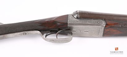 null Fusil de chasse CHARLES SMITH & Sons, calibre 12/65, canons juxtaposés Damas...