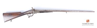 null Fusil de chasse à broche calibre 16, canons en table de 75 cm, ouverture par...