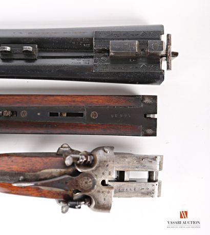 null Fusil de chasse BAYARD Belgique, calibre 12-70, percussion centrale par chiens...
