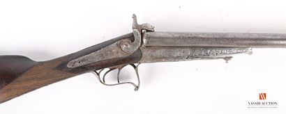 null Fusil de chasse à broche calibre 16, canons en table de 73 cm, ouverture par...