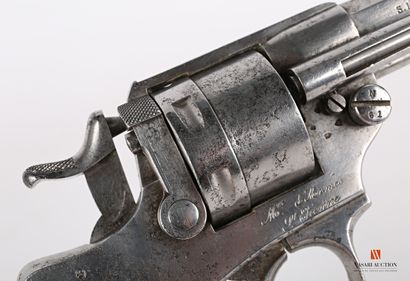 null Revolver Mle 1873 de Marine, canon marqué sur le pan supérieur « Mle 1873. M...