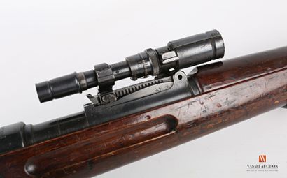 null Czechoslovakian Mauser rifle model CZ.24, weapon transformed into single-shot...