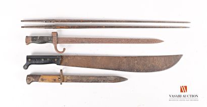 null Baïonnette modèle 1892, SF, baïonnette polonaise système Mauser, marquée au...