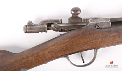 null Fusil GRAS modèle 1874, transformé chasse, canon lisse de 59 cm marqué sur le...
