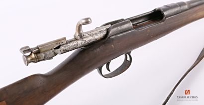 null Single shot bolt action hunting rifle, mechanism from a Steyr-Mannlicher type...