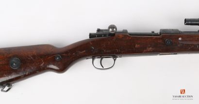 null Czechoslovakian Mauser rifle model CZ.24, weapon transformed into single-shot...