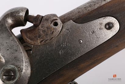 null Bavarian regulation rifle with percussion and loading by the breech Podewils...