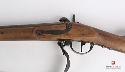 null Regulation rifle 1822 "t", flintlock of 160 mm, transformed percussion, smooth...