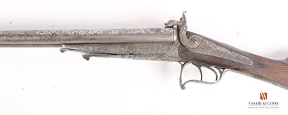 null Fusil de chasse à broche calibre 16, canons en table de 73 cm, ouverture par...