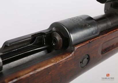 null Czechoslovakian Mauser rifle model CZ.24, weapon transformed into single-shot...