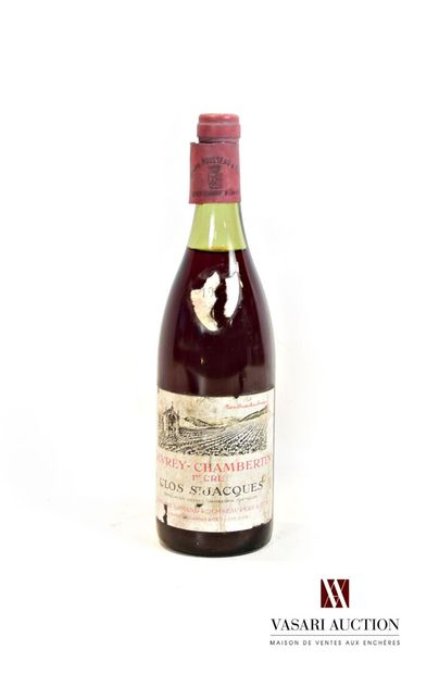 null 1 bouteille	GEVREY CHAMBERTIN 1er Cru Clos St Jacques mise Dom. Armand Rousseau		1976

	Et....