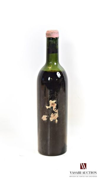 null 1 bouteille	VIEUX CHÂTEAU CERTAN	Pomerol	1961 ?

	Supposée 1961. Sans étiquette....