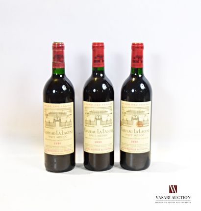 null 3 bouteilles	Château LA LAGUNE	Haut Médoc GCC	1990

	Et.: 1 impeccable, 2 tachées....