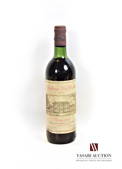 null 1 bouteille	Château LA POINTE	Pomerol	1975

	Et. fanée et tachée (2 déchirures)....