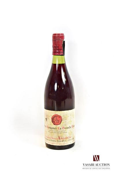 null 1 bouteille	VOSNE ROMANÉE La Grande Rue mise Domaine Henry Lamarche Vit.		Mill....