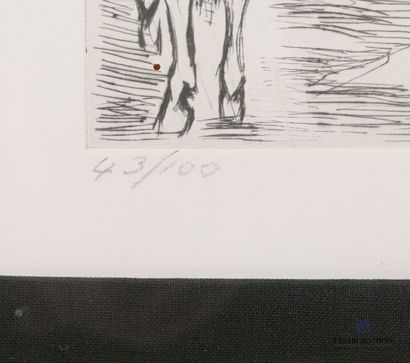 null BRAYER Yves (1907-1990), d'après

Sortie à cheval 

Pointe-sèche sur papier

Signée...