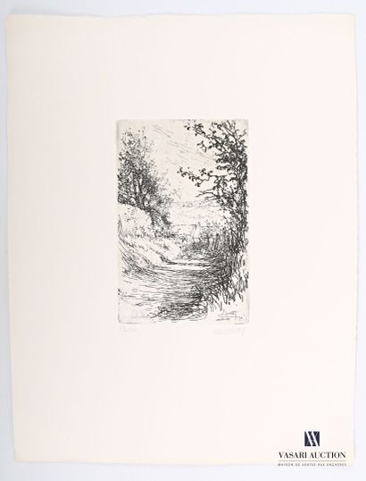 null LAFNET Luc (1899-1939)

Country landscape - Old willow 

Two drypoints

Signed...
