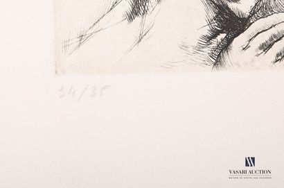null LAFNET Luc (1899-1939)

Anguish

Drypoint

Signed and numbered 34/35 in pencil...