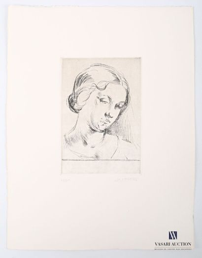 null LAFNET Luc (1899-1939)

Head of a woman with lowered eyes

Drypoint

Signed...