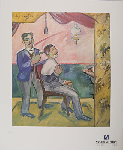 null PASCAILLOU (XXème siècle), d'après

Chez le barbier

Lithographie en couleurs

Numérotée...