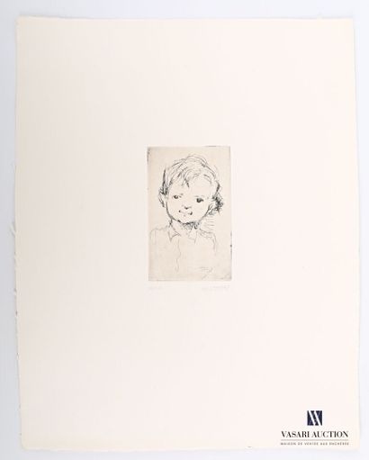 null LAFNET Luc (1899-1939)

Portrait d'Anne-Marie

Pointe sèche

Signée et numérotée...