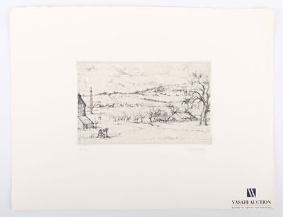 null LAFNET Luc (1899-1939)

Landscape with three men

Drypoint

Signed in the plate...