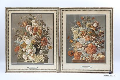 null NIGG Joseph (1782-1863) d'après

Paire de natures mortes aux bouquets fleuris...