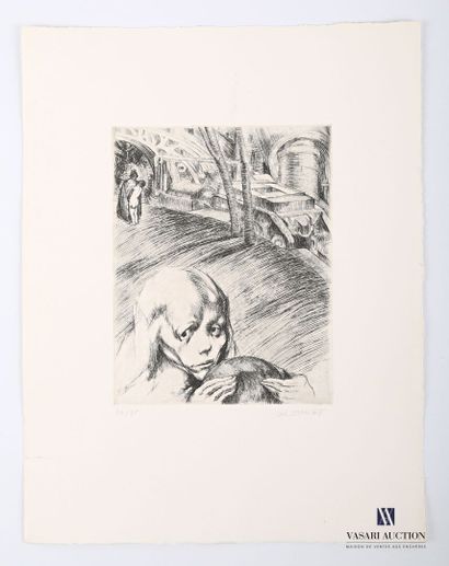 null LAFNET Luc (1899-1939)

Anguish

Drypoint

Signed and numbered 34/35 in pencil...