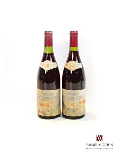 2 bouteilles	BOURGOGNE Htes Côtes de Nuits...