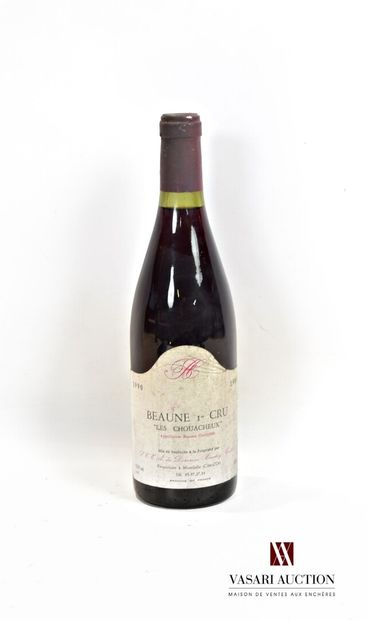 null 1 bouteille	BEAUNE 1er Cru Les Chouacheux mise Dom. Bouchez-Crétal Prop.		1990

	Et....