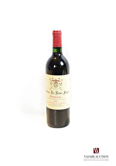 null 1 bottle Château LA ROSE FIGEAC Pomerol 1995

	And. barely stained. N: half...