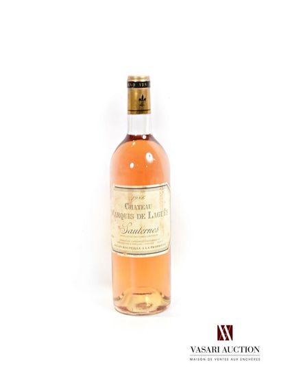 1 bouteille	Château MARQUIS DE LAGUEY	Sauternes	1986

	Et....