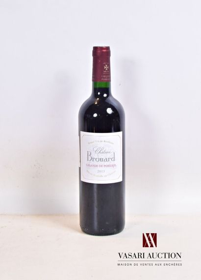 null 1 bottle Château BROUARD Lalande de Pomerol 2013

	Presentation and level, ...