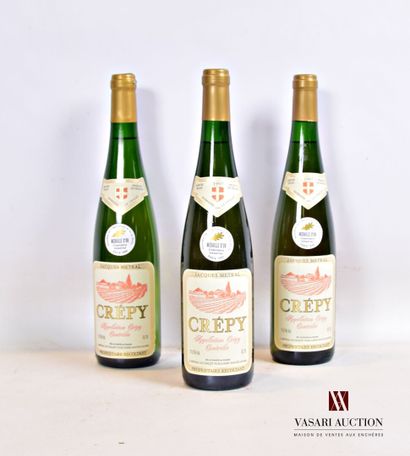 null 3 bottles CRÉPY put Domaine Le Chalet (Jacques Metral) 1997

	Perfect condition....