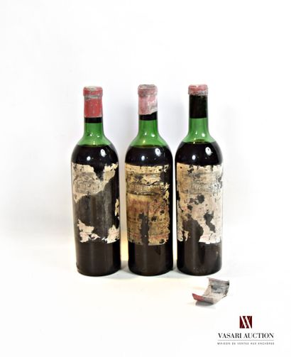 null 3 bouteilles	Château FOMBRAUGE	St Emilion GCC	1970

	Et. très usées et très...