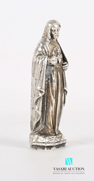 null Silver statuette representing the Sacred Heart

Height : 8 cm 8 cm - Weight...