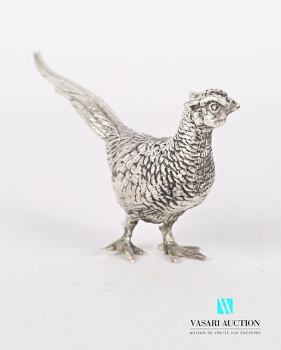 null Silver subject representing a pheasant

Weight : 100,02 g

Height : 5 cm 5 cm...
