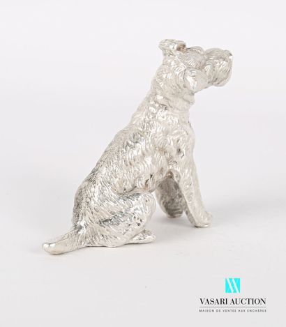 null Silver subject representing a sitting Fox terrier

Weight : 377,06 g

Height...
