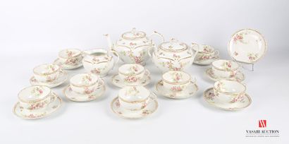 null LIMOGES, GDA (Gérard Dufraisseix et Abbott) Manufacture 

White porcelain tea...