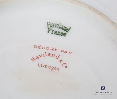 null LIMOGES Haviland & Co manufacture de 

Service à thé en porcelaine blanche à...