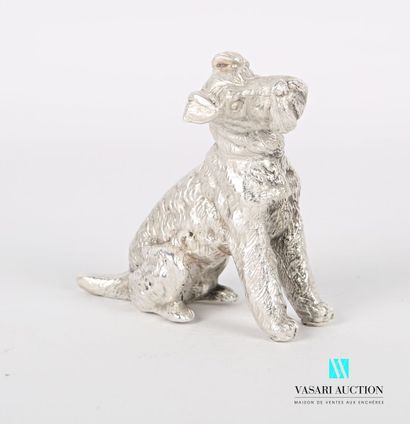 null Silver subject representing a sitting Fox terrier

Weight : 377,06 g

Height...
